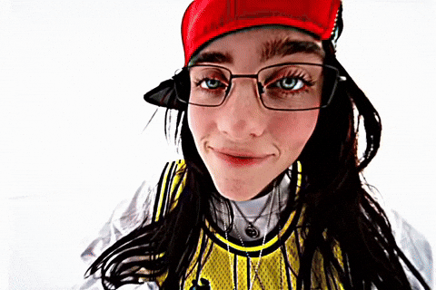 Imagem recente de eilish