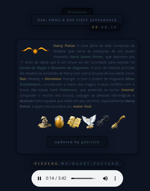 Imagem recente de harry_potter