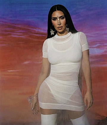 Imagem recente de kimkardashian
