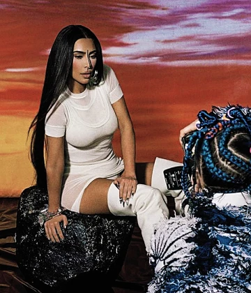 Imagem recente de kimkardashian