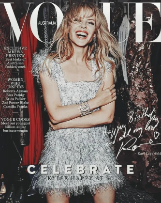 Imagem recente de kylieminogue