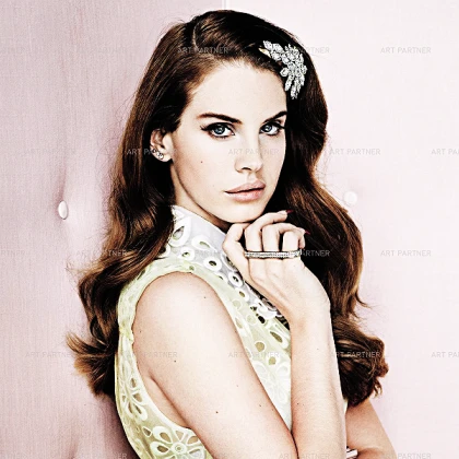 Imagem recente de lanadelrey