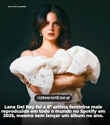 Imagem recente de lanadelrey