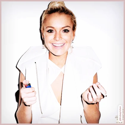 Imagem recente de lindsaylohan