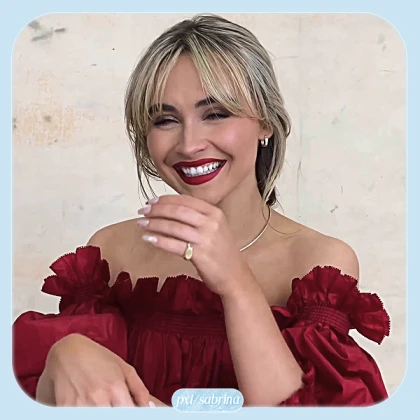 Imagem recente de sabrina