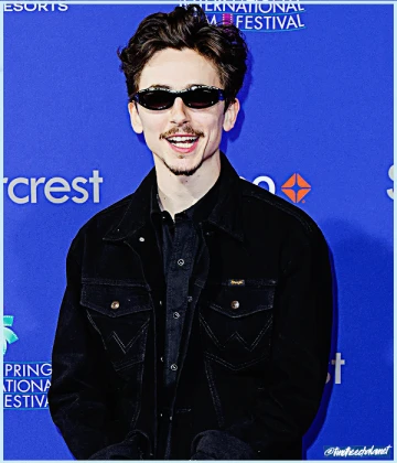 Imagem recente de timotheechalamet