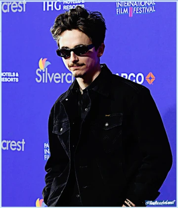 Imagem recente de timotheechalamet