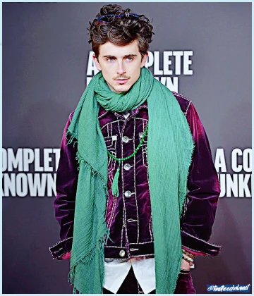 Imagem recente de timotheechalamet