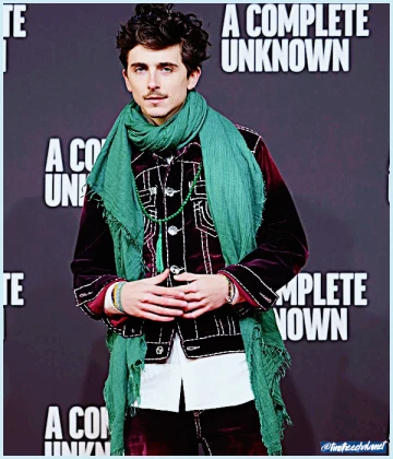 Imagem recente de timotheechalamet