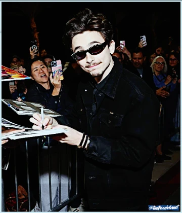 Imagem recente de timotheechalamet