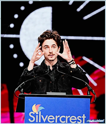 Imagem recente de timotheechalamet