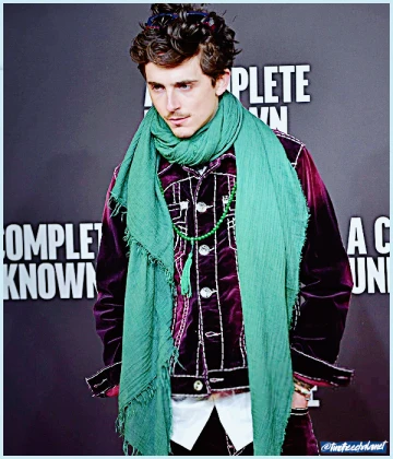 Imagem recente de timotheechalamet