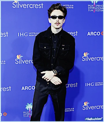 Imagem recente de timotheechalamet