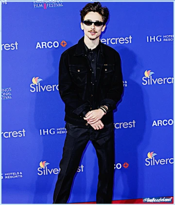 Imagem recente de timotheechalamet