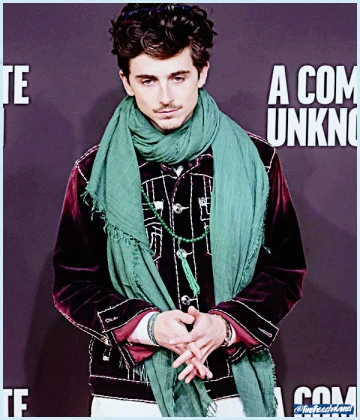 Imagem recente de timotheechalamet