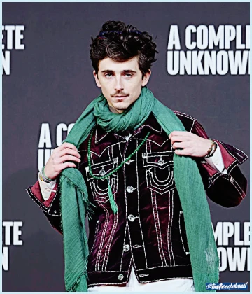 Imagem recente de timotheechalamet