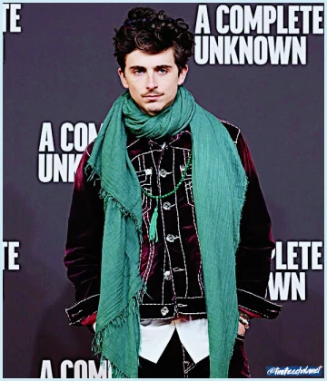 Imagem recente de timotheechalamet