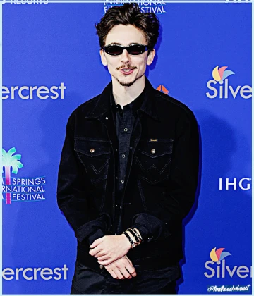 Imagem recente de timotheechalamet