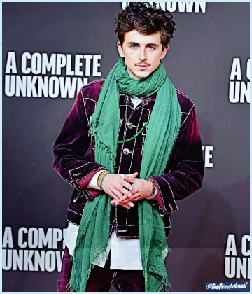 Imagem recente de timotheechalamet