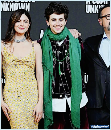 Imagem recente de timotheechalamet