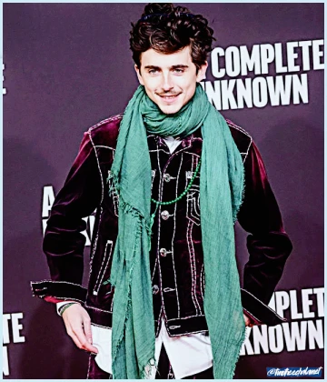 Imagem recente de timotheechalamet