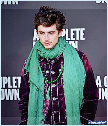 Imagem recente de timotheechalamet