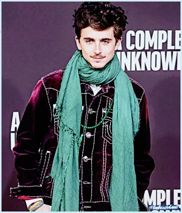 Imagem recente de timotheechalamet