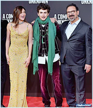 Imagem recente de timotheechalamet