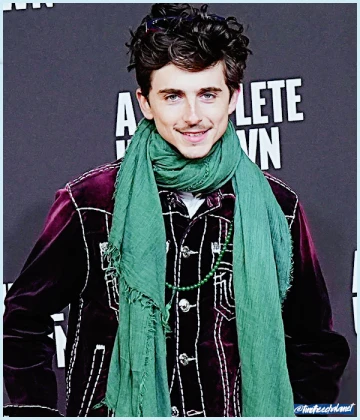 Imagem recente de timotheechalamet