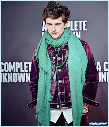 Imagem recente de timotheechalamet