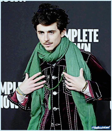 Imagem recente de timotheechalamet