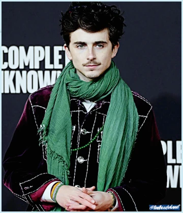 Imagem recente de timotheechalamet