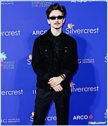 Imagem recente de timotheechalamet