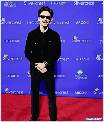 Imagem recente de timotheechalamet