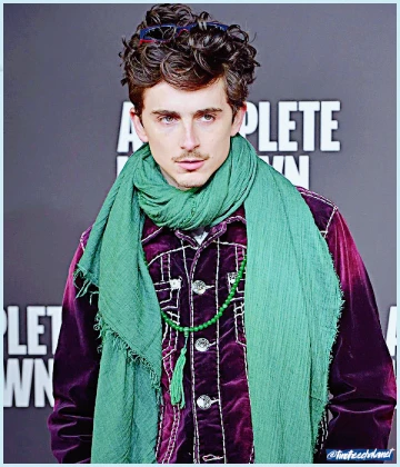 Imagem recente de timotheechalamet