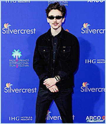 Imagem recente de timotheechalamet