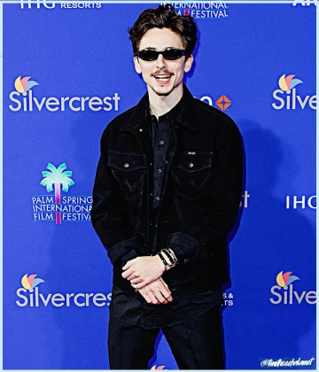 Imagem recente de timotheechalamet