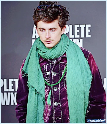 Imagem recente de timotheechalamet