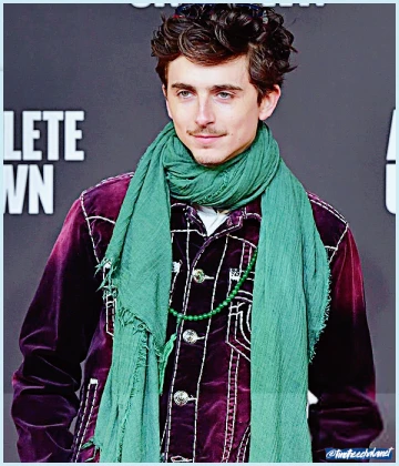 Imagem recente de timotheechalamet