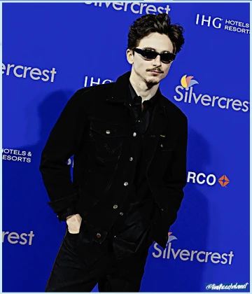 Imagem recente de timotheechalamet