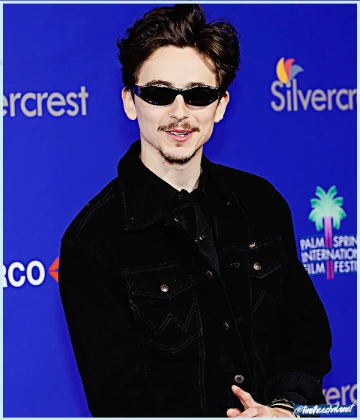 Imagem recente de timotheechalamet