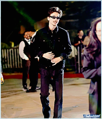 Imagem recente de timotheechalamet