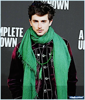 Imagem recente de timotheechalamet