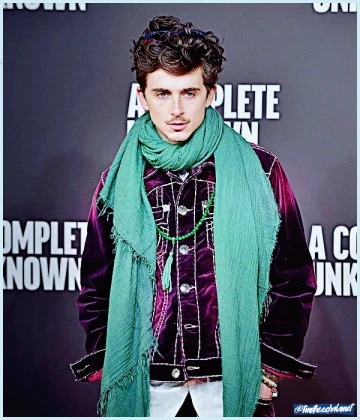 Imagem recente de timotheechalamet