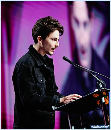 Imagem recente de timotheechalamet