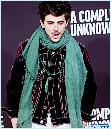 Imagem recente de timotheechalamet