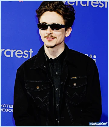 Imagem recente de timotheechalamet