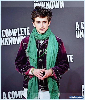 Imagem recente de timotheechalamet