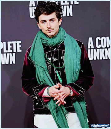 Imagem recente de timotheechalamet