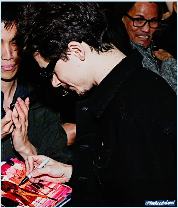 Imagem recente de timotheechalamet